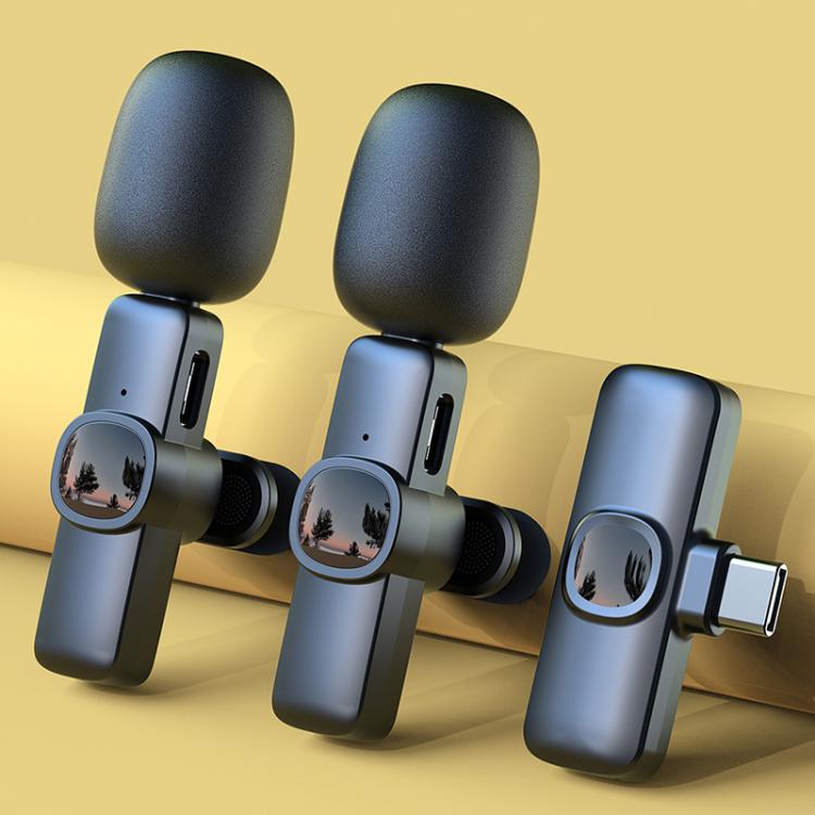 Microfono lavalier wireless J1 2 in 1 con riduzione rumore