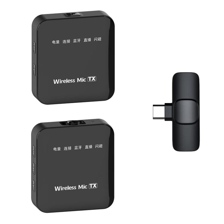 Microfono lavalier wireless K63 2 in 1 Type-C e 8 Pin