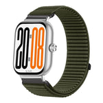 Cinturino per orologio in nylon intrecciato con chiusura a strappo e interfaccia metallica., For Honor Watch X5