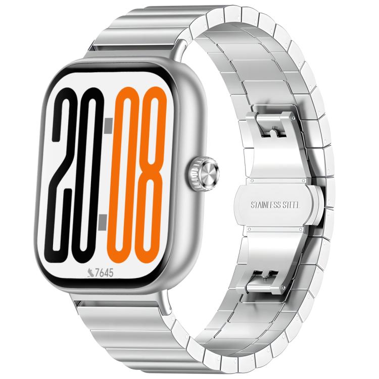 Cinturino per orologio in acciaio inossidabile con chiusura a farfalla a una perlina., For Honor Watch X5