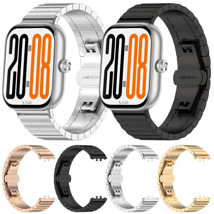 Cinturino per orologio in acciaio inossidabile con chiusura a farfalla a una perlina., For Honor Watch X5