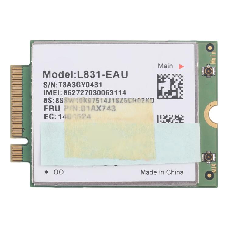 Modulo wireless 4G originale L831-EAU per Lenovo ThinkPad T470 T570 X270 P51S 01AX743 01AX743, L831-EA