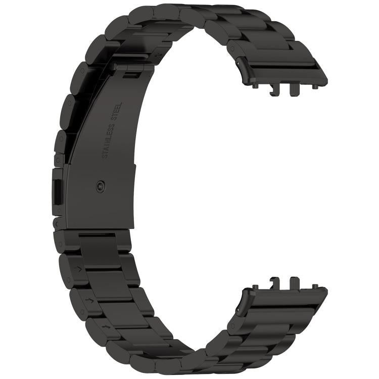 Cinturino per orologio in acciaio inossidabile con fibbia a tre perline, For Honor Watch X5