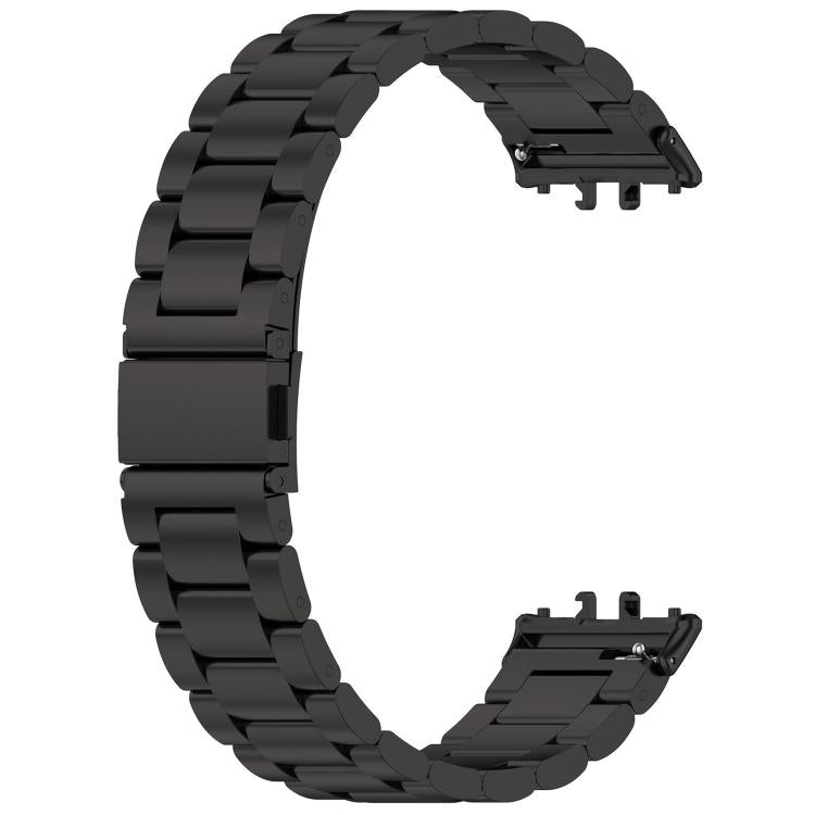 Cinturino per orologio in acciaio inossidabile con fibbia a tre perline, For Honor Watch X5