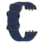 Cinturino per orologio in nylon intrecciato con fibbia a tre anelli., For Honor Watch X5
