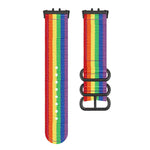 Cinturino per orologio in nylon intrecciato con fibbia a tre anelli., For Honor Watch X5