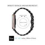 Cinturino per orologio in acciaio inossidabile con chiusura a farfalla e sette perline, For Honor Watch X5