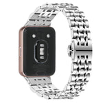 Cinturino per orologio in acciaio inossidabile con chiusura a farfalla e sette perline, For Honor Watch X5