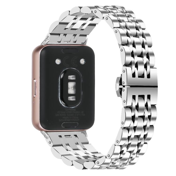 Cinturino per orologio in acciaio inossidabile con chiusura a farfalla e sette perline, For Honor Watch X5