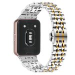Cinturino per orologio in acciaio inossidabile con chiusura a farfalla e sette perline, For Honor Watch X5