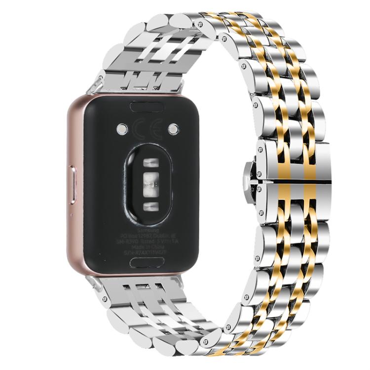 Cinturino per orologio in acciaio inossidabile con chiusura a farfalla e sette perline, For Honor Watch X5