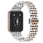 Cinturino per orologio in acciaio inossidabile con chiusura a farfalla e sette perline, For Honor Watch X5