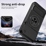 Custodia per telefono multifunzionale magnetica antiurto con finestra scorrevole per obiettivo., For iPhone 17 Pro, For iPhone 17, For iPhone Air, For iPhone 16 Pro Max