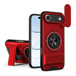 Custodia per telefono multifunzionale magnetica antiurto con finestra scorrevole per obiettivo., For iPhone 17 Pro, For iPhone 17, For iPhone Air, For iPhone 16 Pro Max
