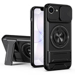Custodia per telefono multifunzionale magnetica antiurto con finestra scorrevole per obiettivo., For iPhone 18 Pro, For iPhone 18 Pro Max, For iPhone 17e / 16e, For iPhone 17 Pro Max