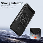 Custodia per telefono multifunzionale magnetica antiurto con finestra scorrevole per obiettivo., For iPhone 14 Pro, For iPhone 14 Pro Max, For iPhone 13 Pro Max, For iPhone 13 Pro
