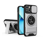 Custodia per telefono multifunzionale magnetica antiurto con finestra scorrevole per obiettivo., For iPhone 13, For iPhone 12, For iPhone 12 Pro Max, For iPhone 12 Pro