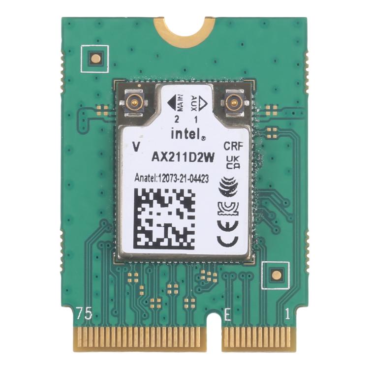 Scheda wireless WiFi 6E Intel AX211D2W M.2 Dual Band WiFi Bluetooth, AX211D2W