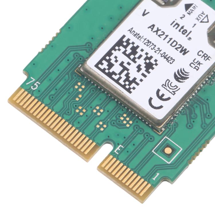 Scheda wireless WiFi 6E Intel AX211D2W M.2 Dual Band WiFi Bluetooth, AX211D2W