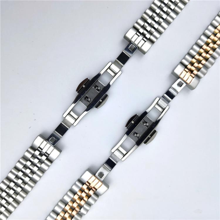 Cinturino per orologio in acciaio inossidabile con chiusura a farfalla a cinque perline e semicerchio, For Honor Watch X5