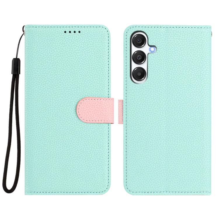 Custodia per telefono magnetica in ecopelle con texture litchi, rimovibile., For Samsung Galaxy A05s, For Samsung Galaxy A24 5G / 4G, For Samsung Galaxy A23 5G / 4G, For Samsung Galaxy A14 5G / 4G