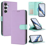 Custodia per telefono magnetica in ecopelle con texture litchi, rimovibile., For Samsung Galaxy A05s, For Samsung Galaxy A24 5G / 4G, For Samsung Galaxy A23 5G / 4G, For Samsung Galaxy A14 5G / 4G