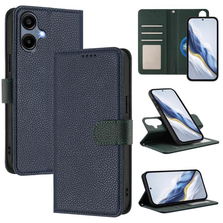 Custodia per telefono magnetica in ecopelle con texture litchi, rimovibile., For Samsung Galaxy A17 5G / 4G, For Samsung Galaxy A07 5G / 4G, For Samsung Galaxy A06 5G / 4G, For Samsung Galaxy A56 5G