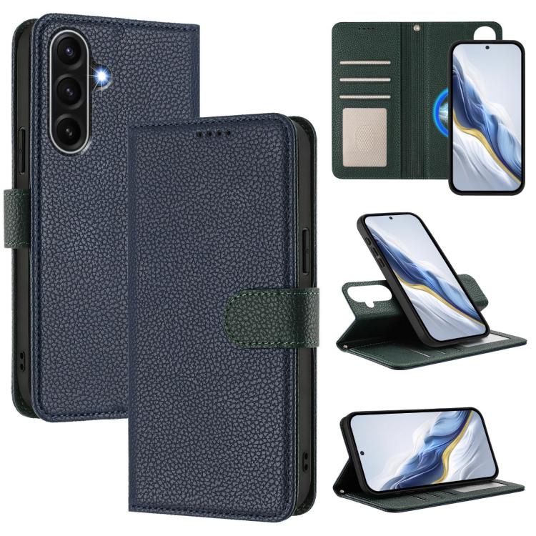 Custodia per telefono magnetica in ecopelle con texture litchi, rimovibile., For Samsung Galaxy A17 5G / 4G, For Samsung Galaxy A07 5G / 4G, For Samsung Galaxy A06 5G / 4G, For Samsung Galaxy A56 5G