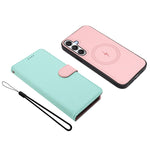 Custodia per telefono magnetica in ecopelle con texture litchi, rimovibile., For Samsung Galaxy A26 5G, For Samsung Galaxy A36 5G, For Samsung Galaxy A16 5G / 4G, For Samsung Galaxy A25 5G / 4G
