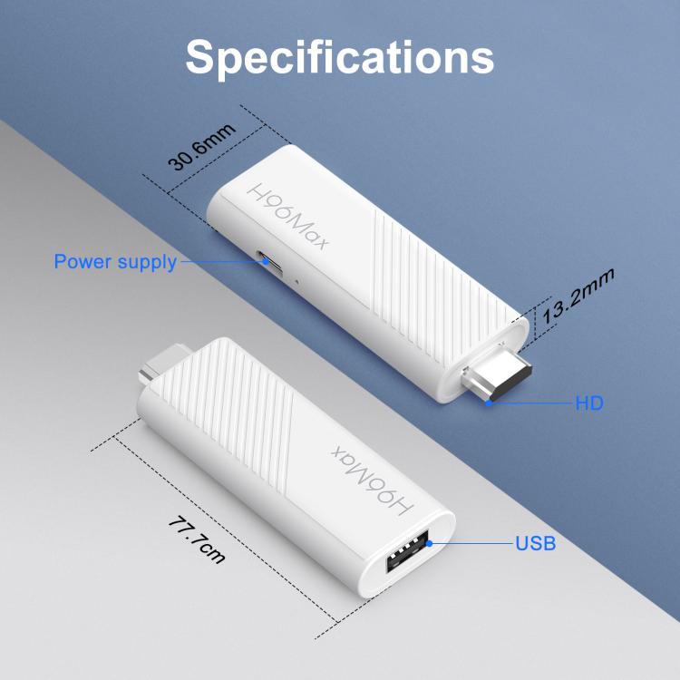 H96 Max H313 Mini TV Stick Android 14 2GB+16GB