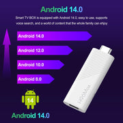 H96 Max H313 Mini TV Stick HD Android 14 con telecomando, ARM Cortex-A53 Quad Core, 2GB+16GB, 2GB+8GB