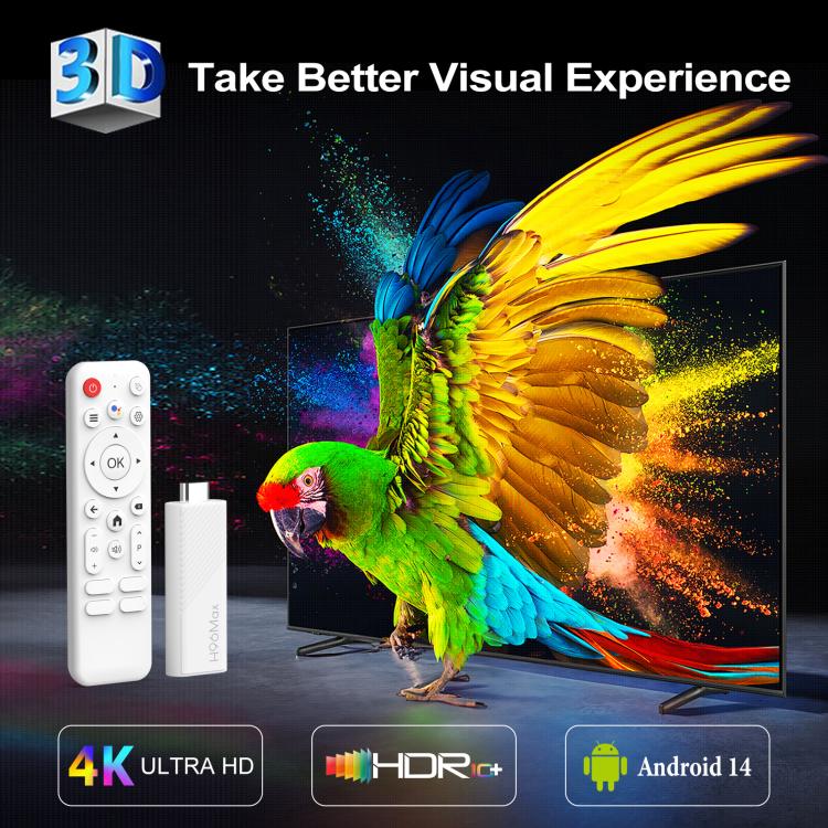 H96 Max H313 Mini TV Stick Android 14 2GB+16GB