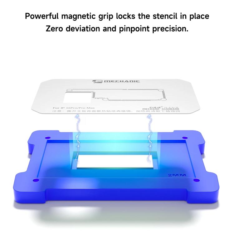 Piattaforma magnetica per la placcatura in stagno per reballing BGA iTin-12, Mechanic iTin-12