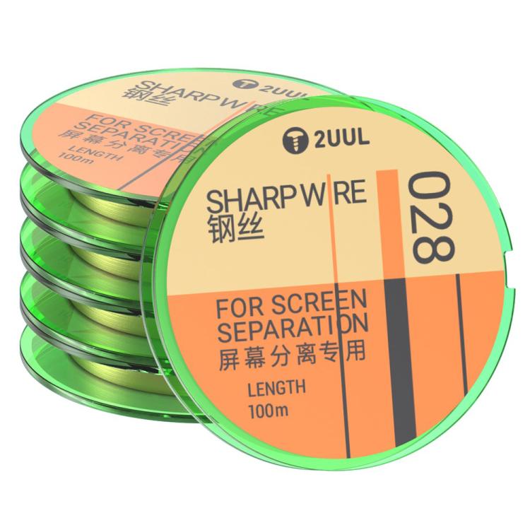 Filo diamantato in acciaio speciale 2UUL 5 in 1 Serie GS da 100 m, 020, 028, 035, 045