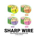 Filo diamantato in acciaio speciale 2UUL 5 in 1 Serie GS da 100 m, 020, 028, 035, 045
