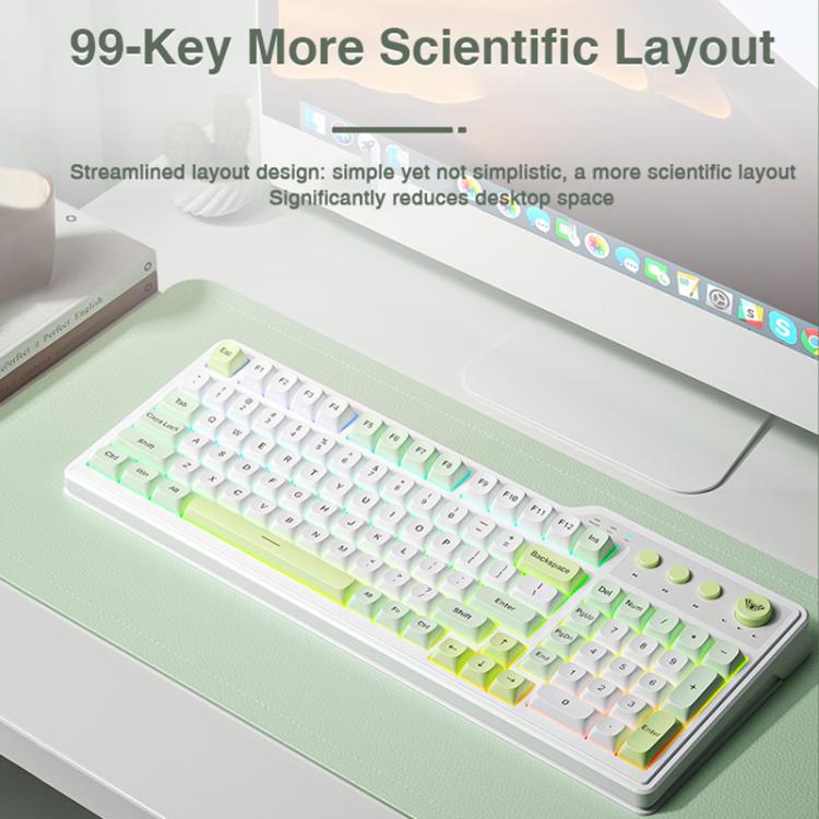 Tastiera gaming AULA F3099 RGB 99 tasti tri-mode