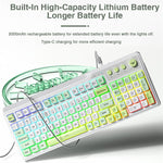 Tastiera gaming AULA F3099 RGB 99 tasti tri-mode