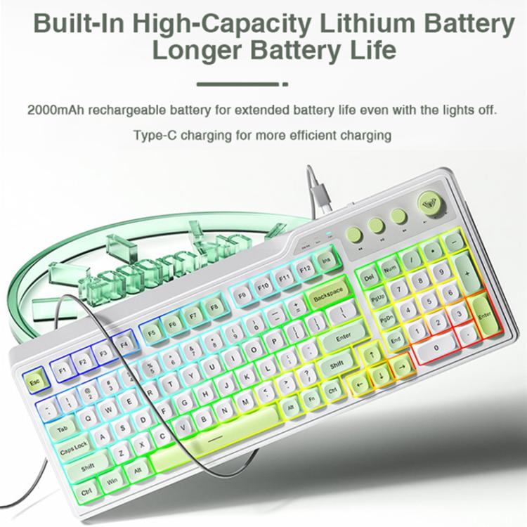 Tastiera gaming AULA F3099 RGB 99 tasti tri-mode