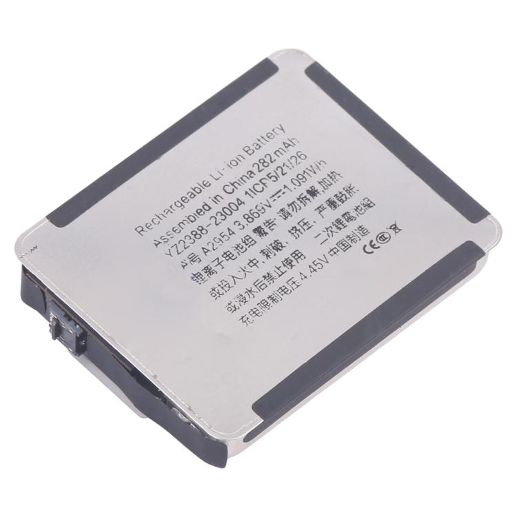 Batteria con cavo flessibile originale, For Apple Watch Series 9 41mm A2954 282mAh, For Apple Watch Ultra 1 49mm A2749 542mAh, For Apple Watch Series 8 41mm A2810 282mAh, For Apple Watch Series 7 41mm A2663 284mAh                                       ...