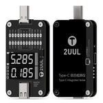 2UUL PW32 Tester diagnostico completo per porte Type-C con rilevamento della carica in tempo reale, 2UUL PW32