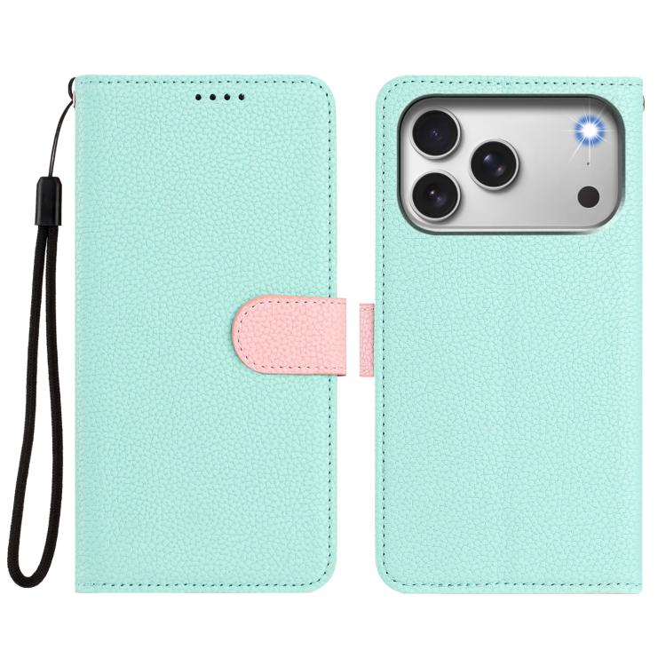 Custodia per telefono in ecopelle vegana con texture litchi rimovibile e chiusura magnetica laterale., For iPhone 17 Pro Max, For iPhone 17 Pro, For iPhone 17, For iPhone Air