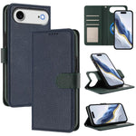 Custodia per telefono in ecopelle vegana con texture litchi rimovibile e chiusura magnetica laterale., For iPhone 17 Pro Max, For iPhone 17 Pro, For iPhone 17, For iPhone Air