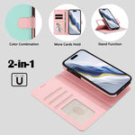 Custodia per telefono in ecopelle vegana con texture litchi rimovibile e chiusura magnetica laterale., For iPhone 16 Pro Max, For iPhone 16 Pro, For iPhone 16 Plus, For iPhone 16