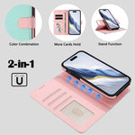 Custodia per telefono in ecopelle vegana con texture litchi rimovibile e chiusura magnetica laterale., For iPhone 8 Plus / 7 Plus