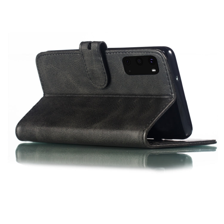 Custodia in pelle a ribalta orizzontale con motivo Happy Cat goffrato con supporto, slot per carte e portafoglio, For Samsung Galaxy S20 FE