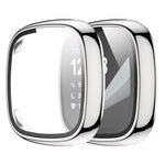 Custodia protettiva per orologio xDfind con pellicola temperata integrata nel PC., For Fitbit Versa 4, For Fitbit Versa 3
