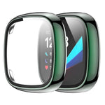 Custodia protettiva per orologio xDfind con pellicola temperata integrata nel PC., For Fitbit Versa 4, For Fitbit Versa 3