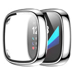 Custodia protettiva per orologio xDfind con pellicola temperata integrata nel PC., For Fitbit Versa 4, For Fitbit Versa 3