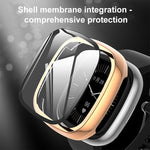 Custodia protettiva per orologio xDfind con pellicola temperata integrata nel PC., For Fitbit Versa 4, For Fitbit Versa 3