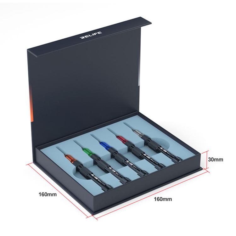 RELIFE RL-726A Set di cacciaviti di precisione 3D magnetici 5 in 1 con coppia elevata, RELIFE RL-726A
